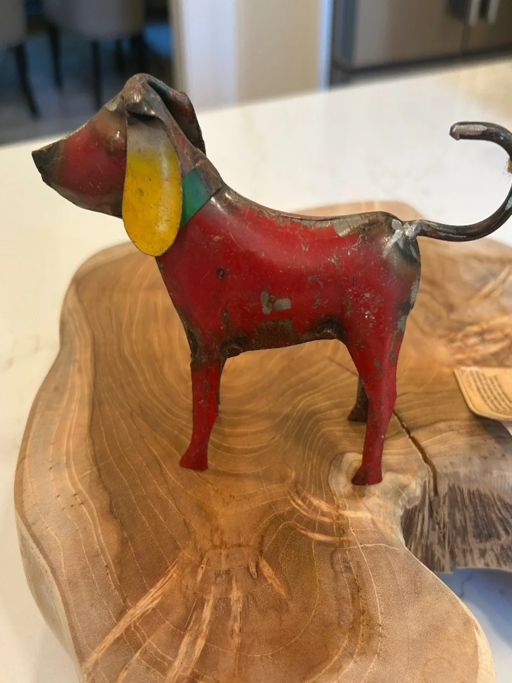 HomArt recycled metal primitive dog